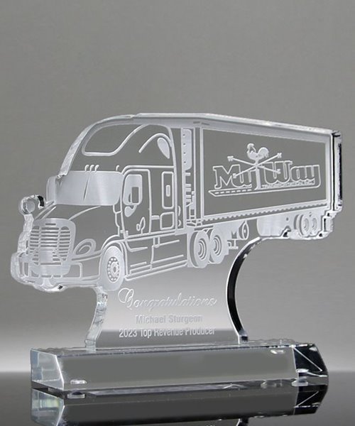 Picture of Semi Truck Acrylic Award