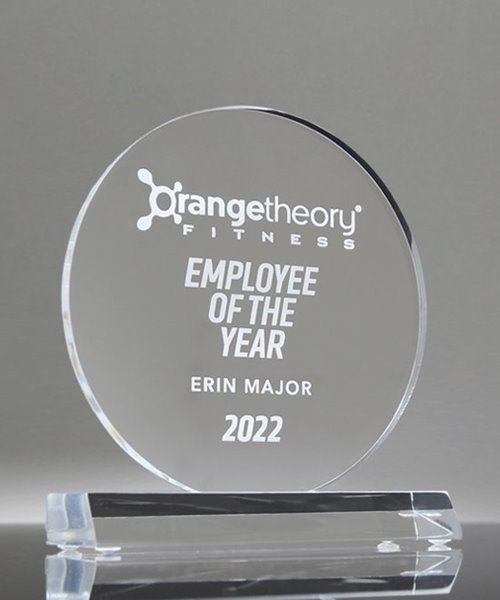 Picture of Clear Acrylic Circle Trophy