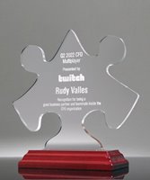 Picture of Acrylic Puzzle Piece Pop-In Award