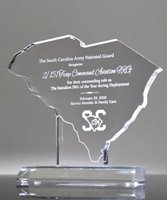 Picture of South Carolina Acrylic State Shape Trophy