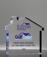 Picture of Classic Acrylic House Trophy - Printed in Full Color