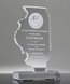 Picture of Illinois Acrylic State Shape Trophy