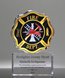 Picture of Acrylic Maltese Cross Trophy - Black & Gold Theme