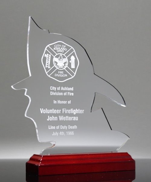 Picture of Firefighter Silhouette Trophy