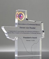 Picture of State of Texas Free Standing Award