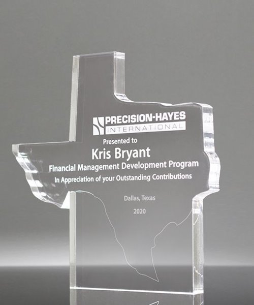 Picture of Texas Upright Acrylic Award