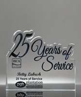 Picture of 25 Years of Service Acrylic Award