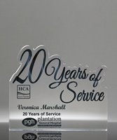 Picture of 20 Years of Service Acrylic Award