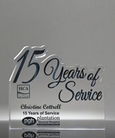 Picture of 15 Years of Service Acrylic Award