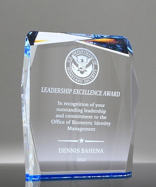 Picture of Azure Gem Acrylic Award