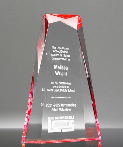 Picture of Cardinal Jewel Acrylic Award