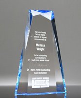 Picture of Sapphire Jewel Acrylic Award