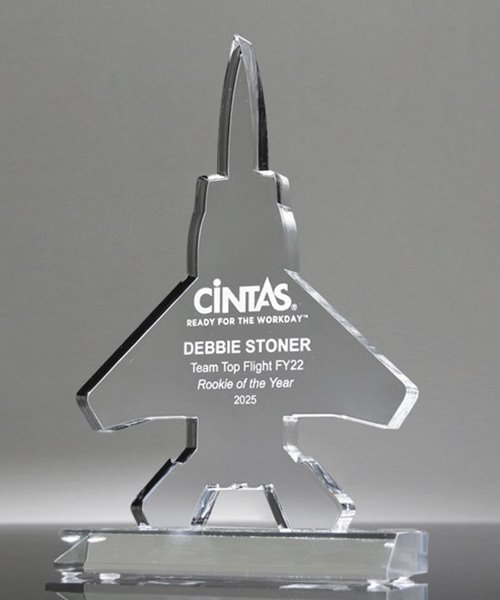 Picture of Acrylic Jet Fighter Award