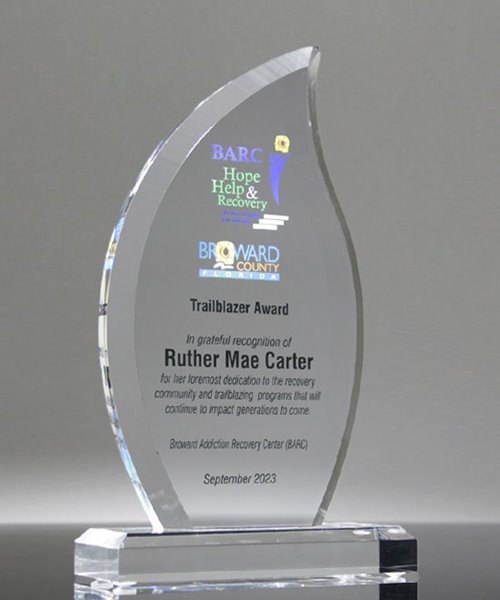 Picture of Full Color Inspiration Flame Acrylic Award