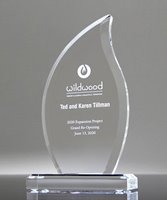 Picture of Inspiration Flame Acrylic Award