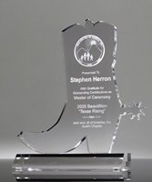 Picture of Acrylic Cowboy Boot Trophy