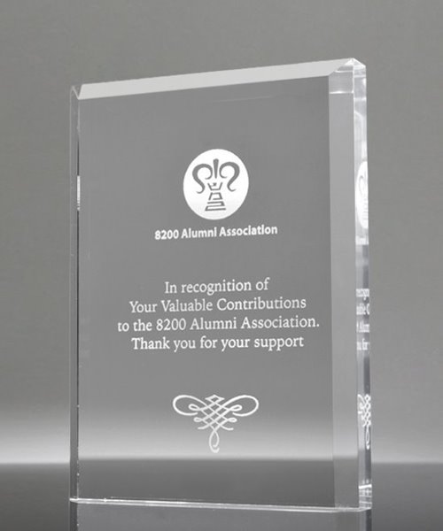 Picture of Beveled Rectangle Acrylic Award