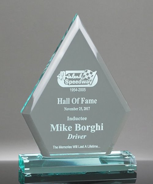 Picture of Jade Diamond Acrylic Award