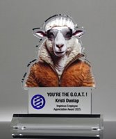 Picture of You're The GOAT Acrylic Award