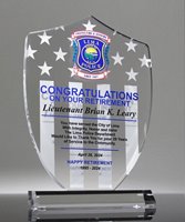 Picture of Retirement Acrylic Shield Award