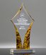 Picture of Golden Swirl Acrylic Award - Large