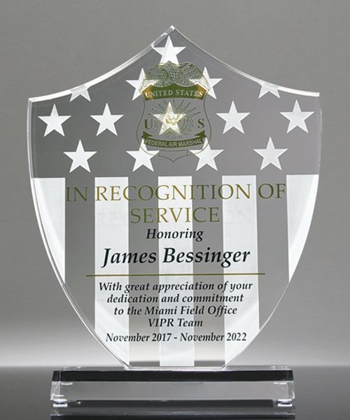 Picture of Service Recognition Award Shield