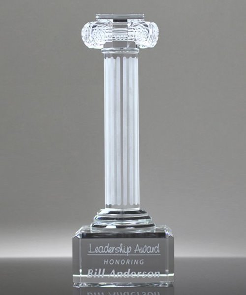 Picture of Iconic Column Crystal Award - Medium Size