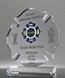 Picture of Firefighter Maltese Cross Acrylic Award - Full Color Imprint