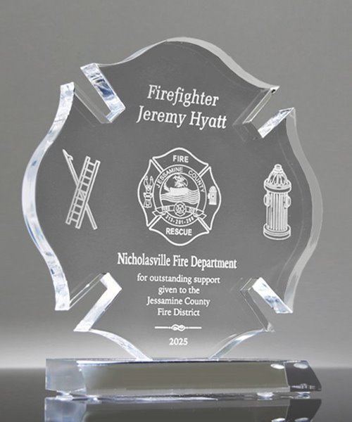 Picture of Maltese Cross Fireman Award