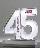 Picture of Number 45 Acrylic Award