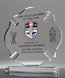 Picture of Firefighter Maltese Cross Acrylic Award - Full Color Imprint