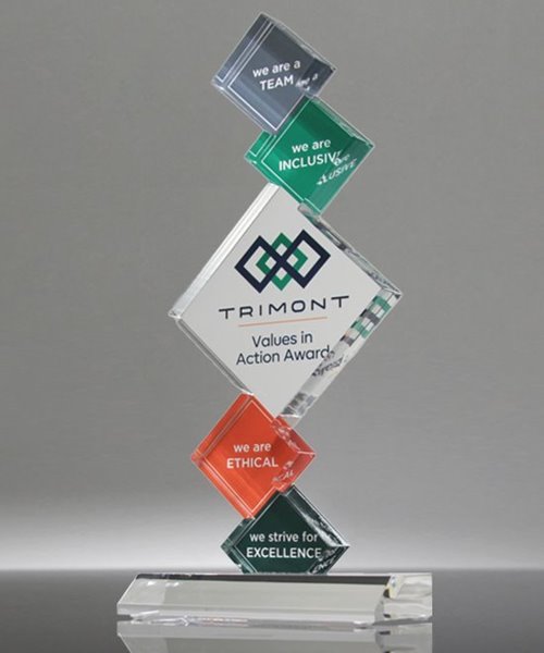 Picture of Building Blocks Acrylic Trophy