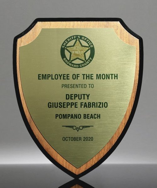 Picture of Police Officer Shield Plaque