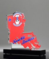 Picture of Louisiana State Shaped Trophy