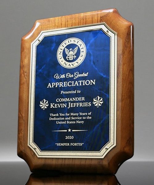 Picture of Service Appreciation Award Plaque