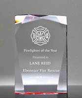 Picture of Firefighter Acrylic Prism Award