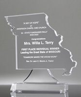 Picture of Missouri Acrylic State Shape Trophy