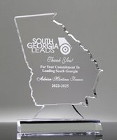 Picture of Georgia Acrylic State Shape Trophy