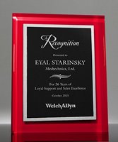 Picture of Red Acrylic Award Plaque