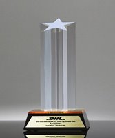 Picture of Golden Acrylic Star Tower Award