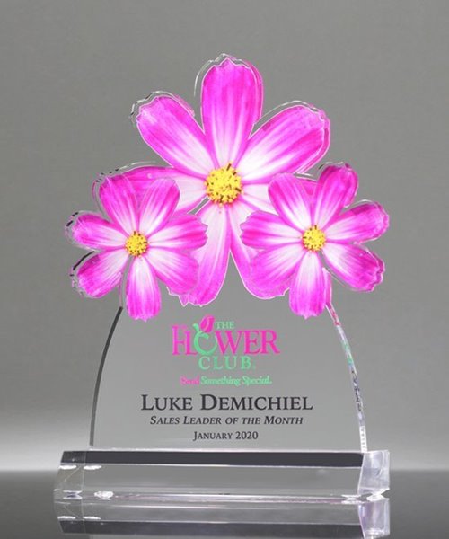 Picture of Colorful Flowers Trophy