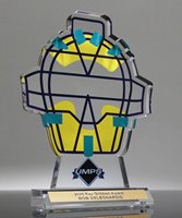 Picture of Cricket Spirit Acrylic Trophy