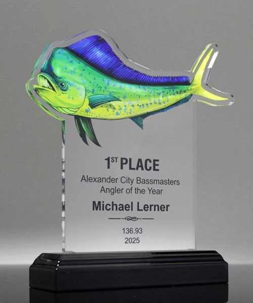 Picture of Sport Fishing Mahi Mahi Acrylic Award