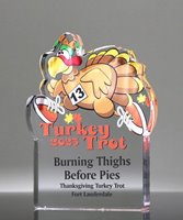 Picture of Acrylic Turkey Trot Trophy