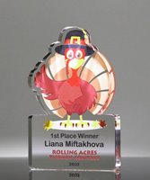 Picture of Acrylic Turkey Contest Award