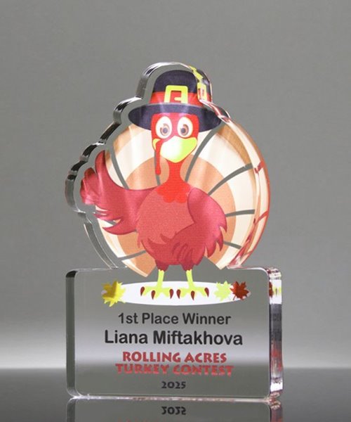 Picture of Acrylic Turkey Contest Award