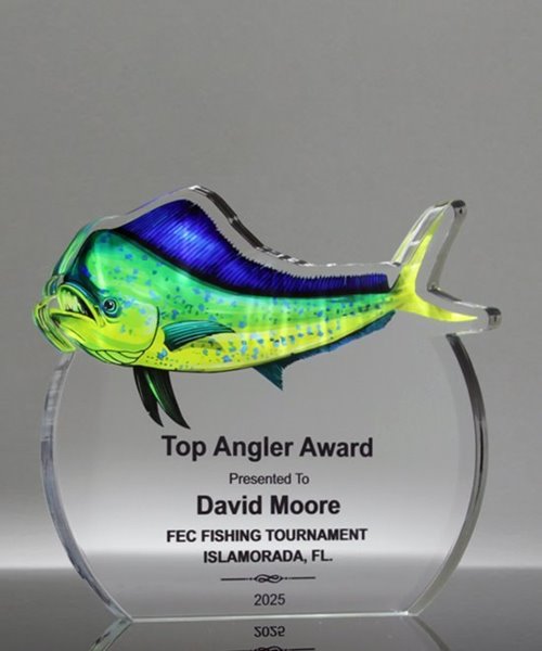 Picture of Mahi Mahi Acrylic Trophy