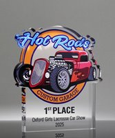 Picture of Car Show Acrylic Trophy - Hot Rod Edition