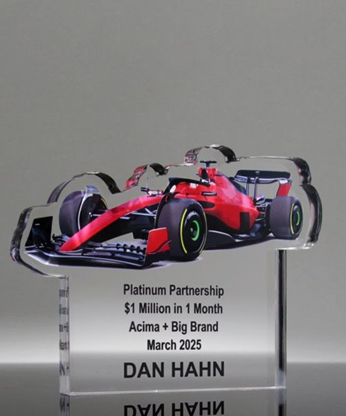 Picture of Acrylic F1 Race Car Trophy