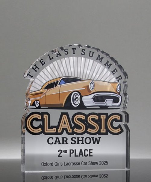 Picture of Auto Show Acrylic Trophy - Classic Car Edition